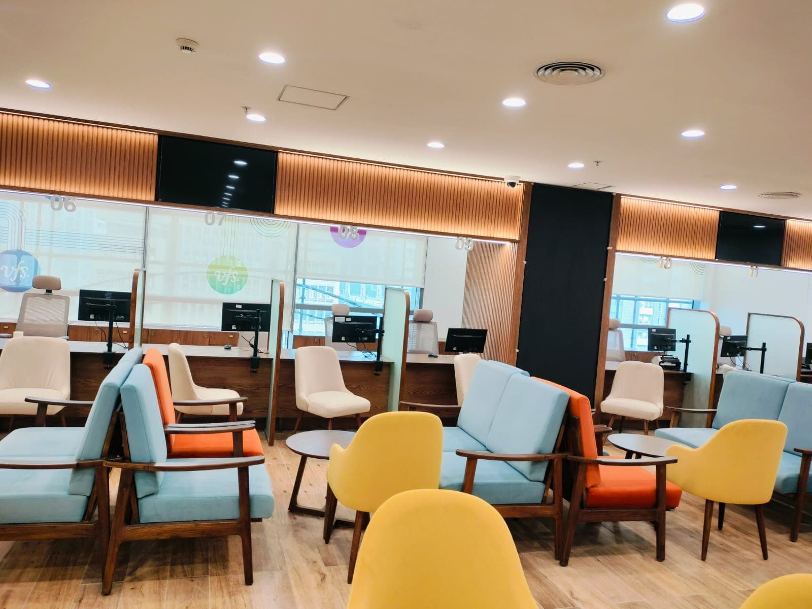 Modern Office Reception Lounge